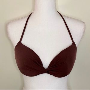 H&M Brown Bikini Top-Size 34B